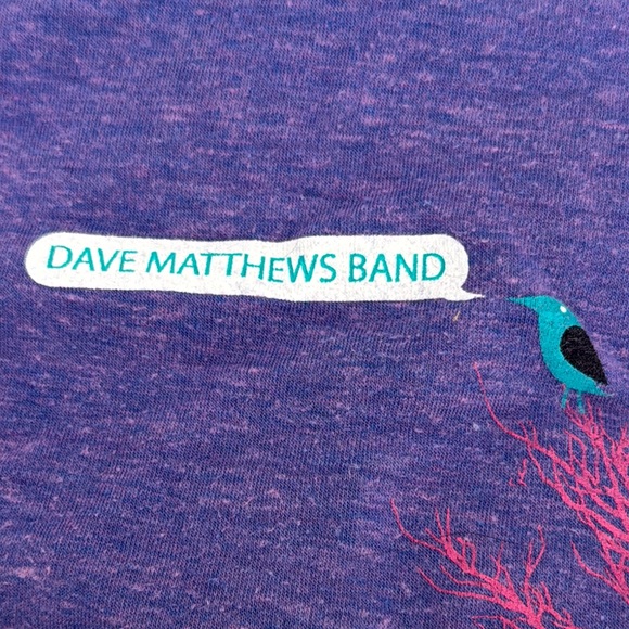 Dave Matthews Band Graphic T-Shirt with Pink Tree Design   A Rare Find! - Picture 7 of 7